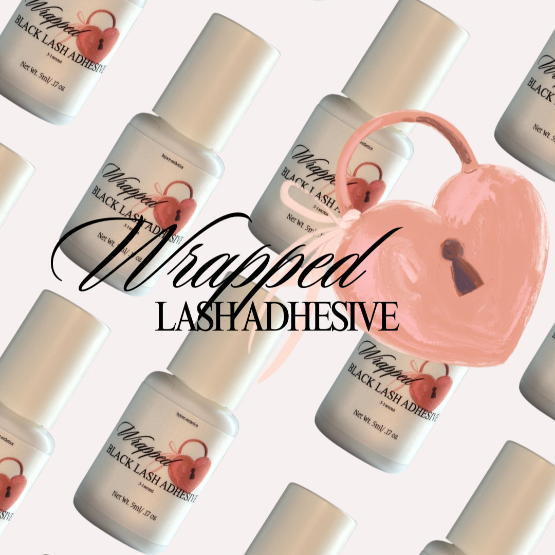 Wrapped Lash Adhesive